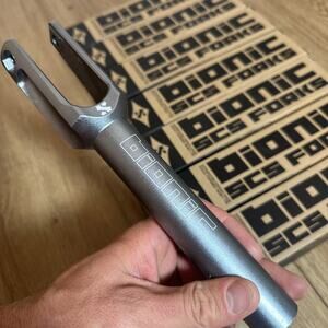 NEW Sacrifice Bionic SCS Scooter Fork - Matte Titanium - Brand New In Box